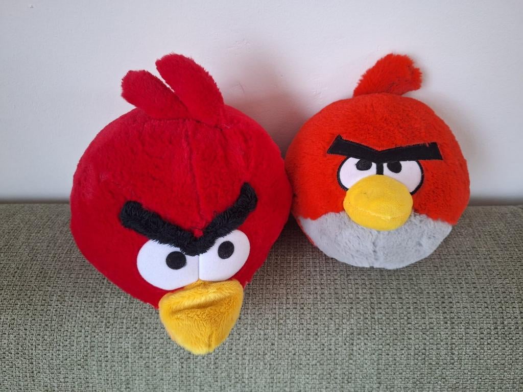 Angry birds! knuffels, Overige typen, Ophalen of Verzenden, Zo goed als nieuw, Middelgroot (20 tot 80 cm)