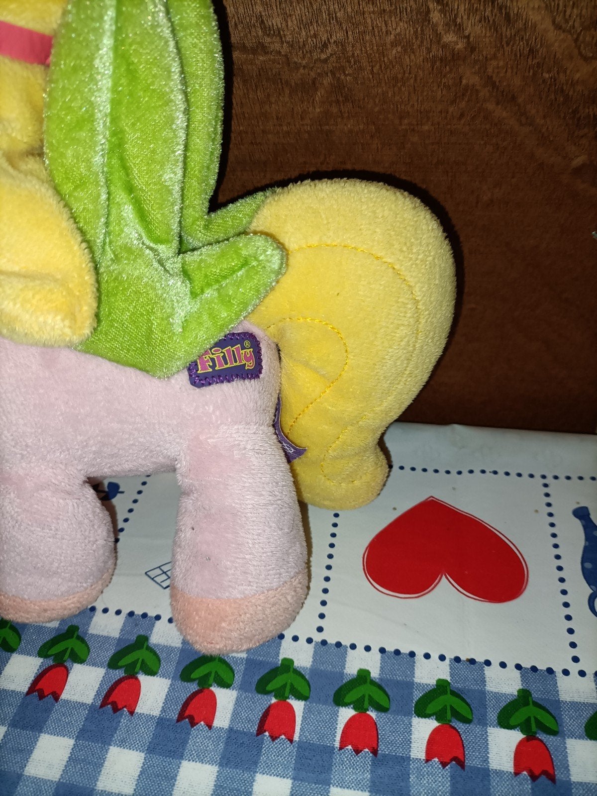 Filly paard knuffel roze 21 cm groot, Ophalen of Verzenden, Zo goed als nieuw
