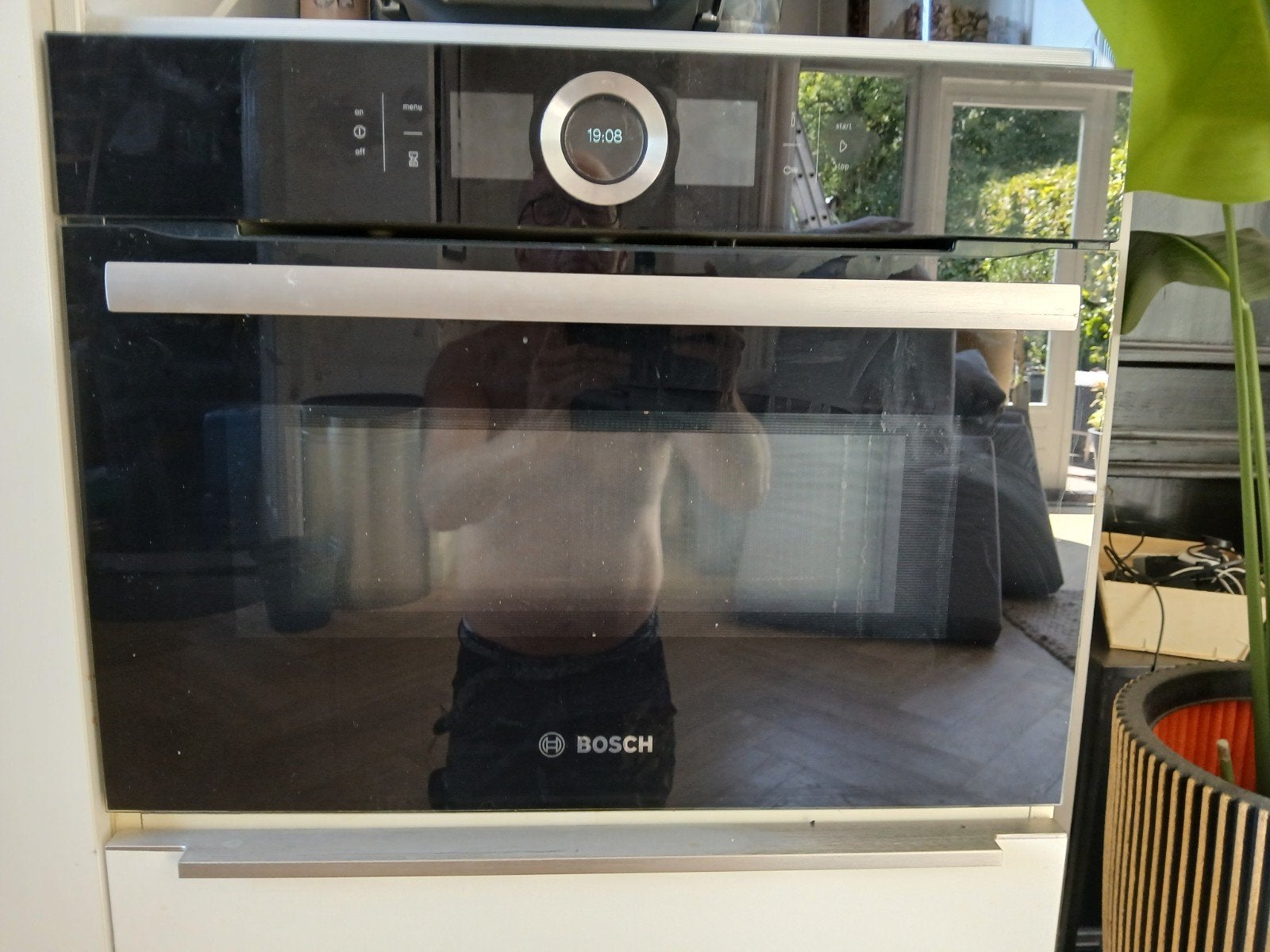 Bosch CMG636BB1/40 combimagnetron - tiptoetsenpaneel defect, Witgoed en Apparatuur, 45 tot 50 cm, Hete lucht, Combi-oven, Inbouw