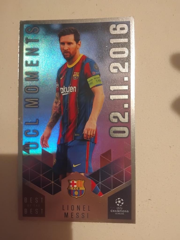 Lionel Messi UCL Moments Spelerskaart 2016, Ophalen of Verzenden, Nieuw, Buitenlandse clubs, Spelerskaart