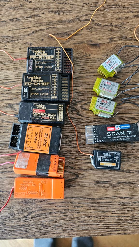 11x 35Mhz RC Ontvangers - Diverse Merken, Ophalen of Verzenden