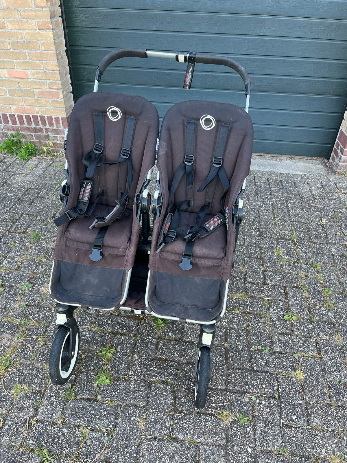 Bugaboo Donkey 2 Duo kinderwagen met accessoires, Kinderwagen, Gebruikt, Ophalen of Verzenden, Duowagen