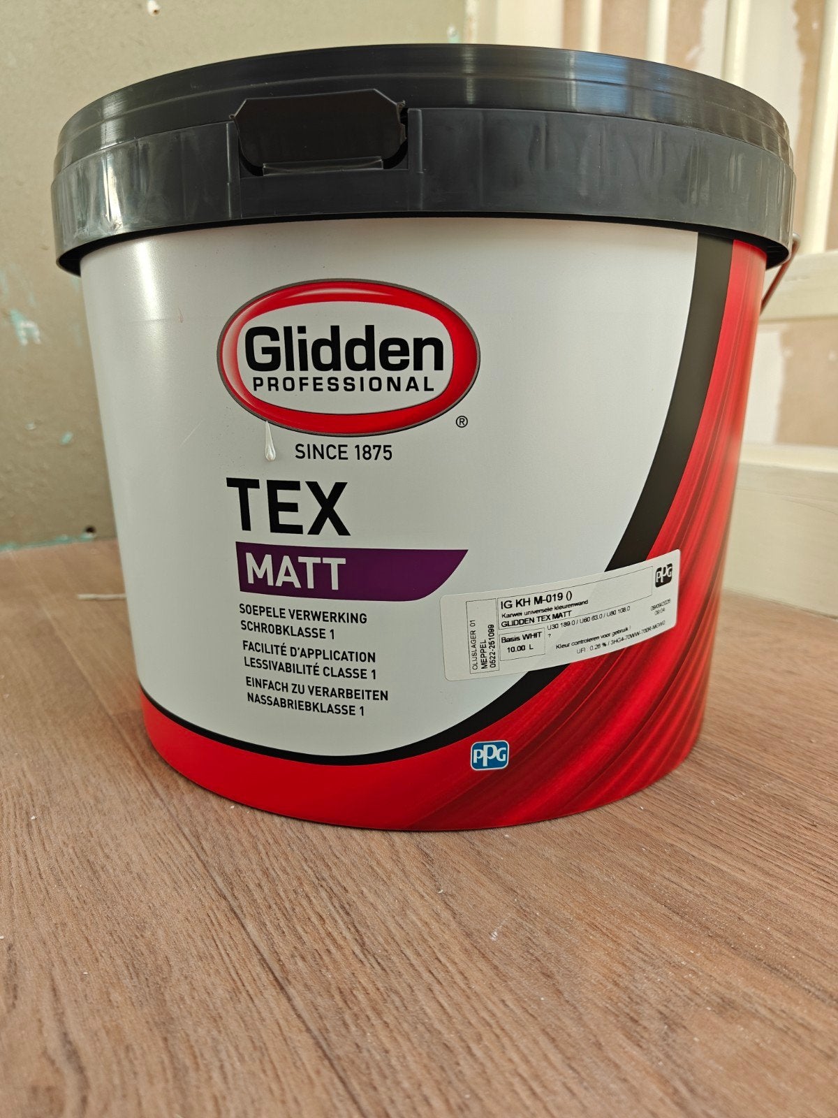 Nieuwe Glidden Professional Tex Matt muurverf 10L, Overige kleuren, Nieuw, Ophalen of Verzenden, Verf