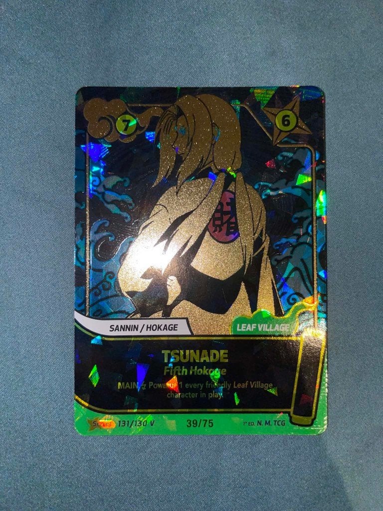 Naruto mythos 1st edition Tsunade serial 39/75, Verzamelen, Ophalen, Nieuw, Speelkaart(en)