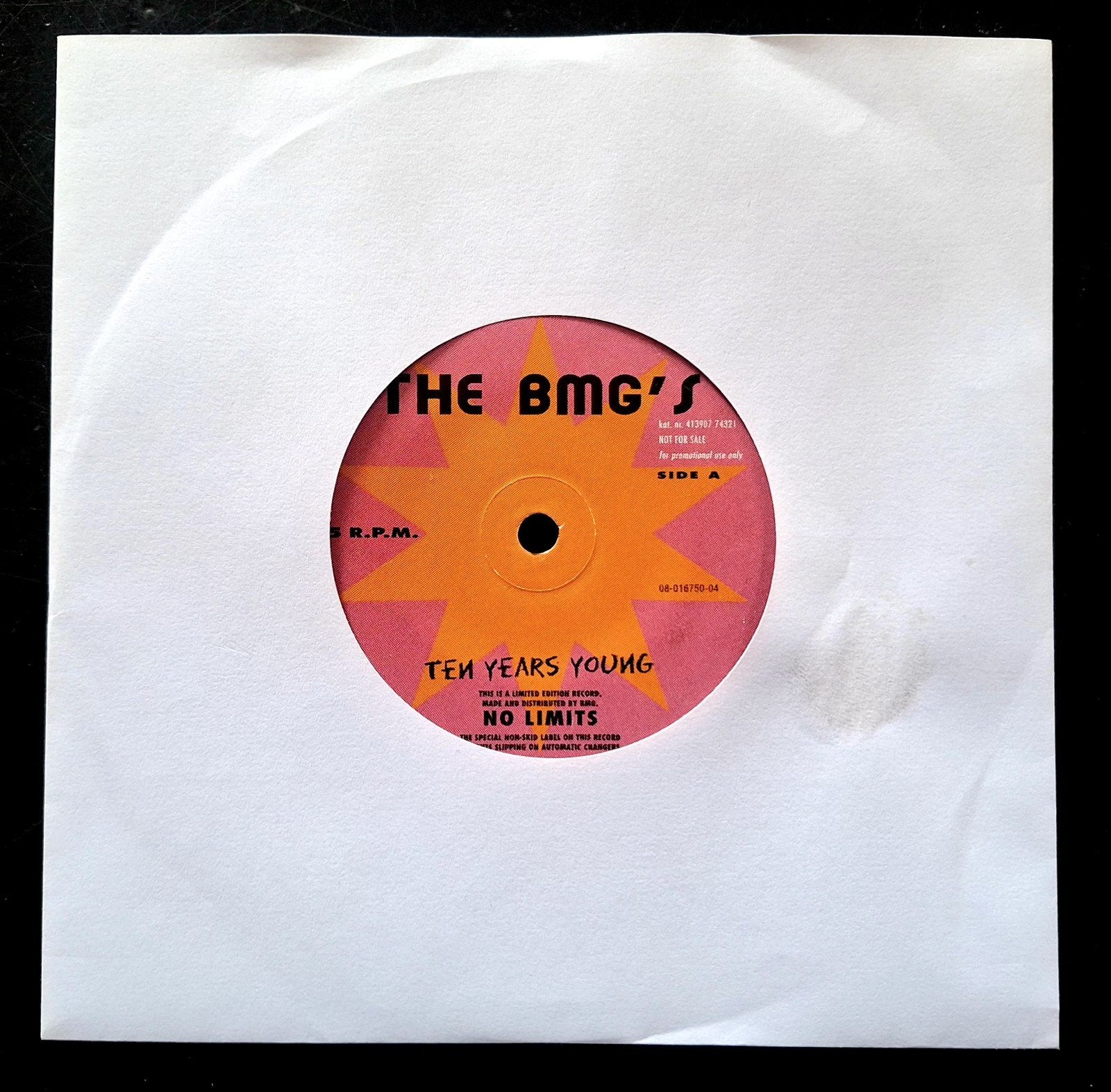 7"/SINGLE  THE BMG'S - Ten Years Young, Ophalen of Verzenden, Gebruikt, Pop
