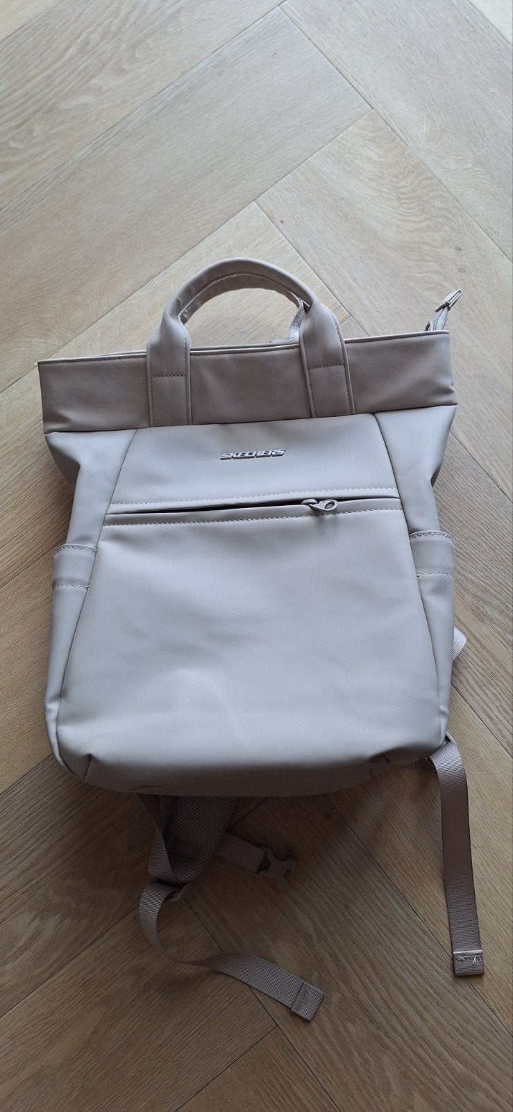 zgan rugtas / draagtas Skechers beige, Ophalen of Verzenden, Zo goed als nieuw