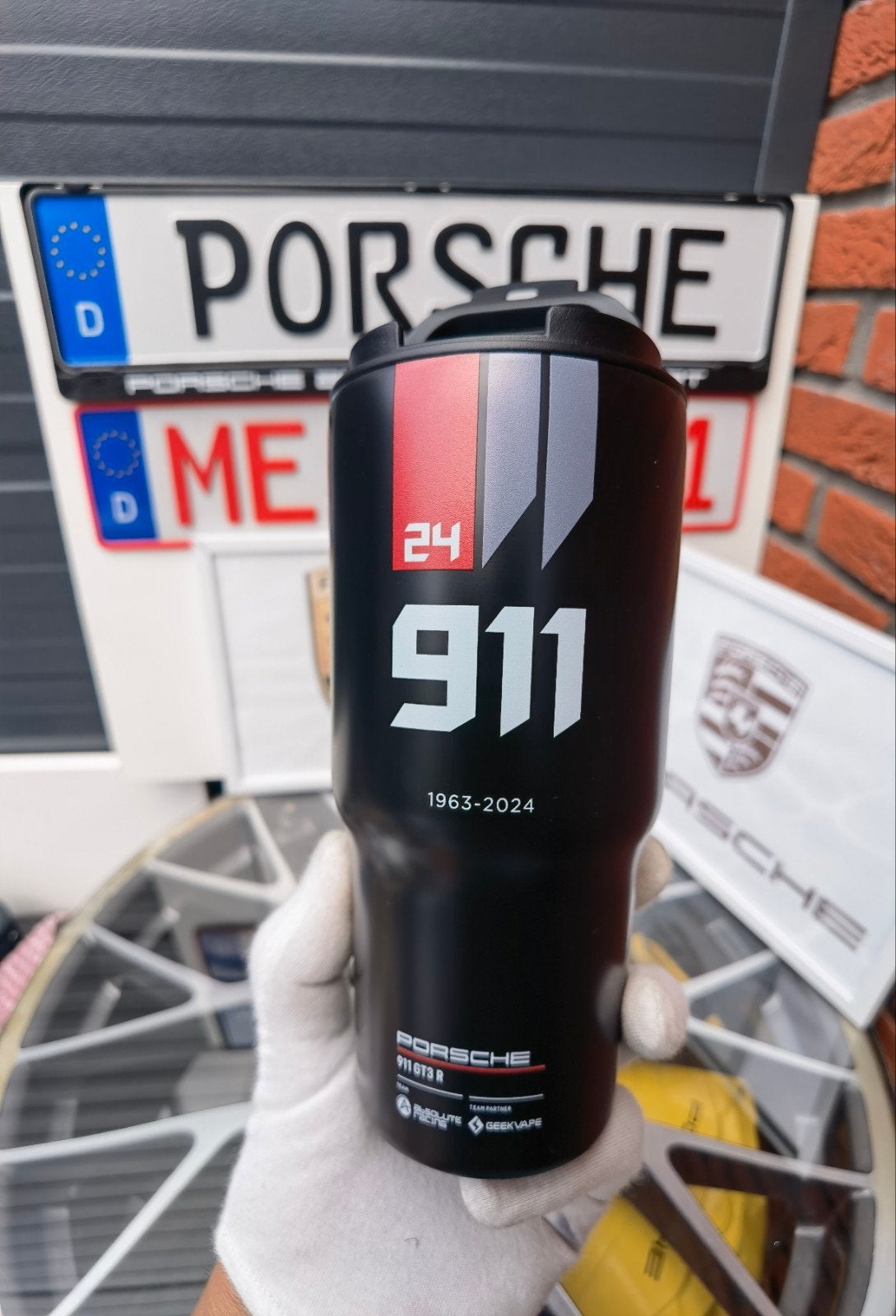 origineel porsche 911 thermo beker voor koud en warm drank, Ophalen of Verzenden