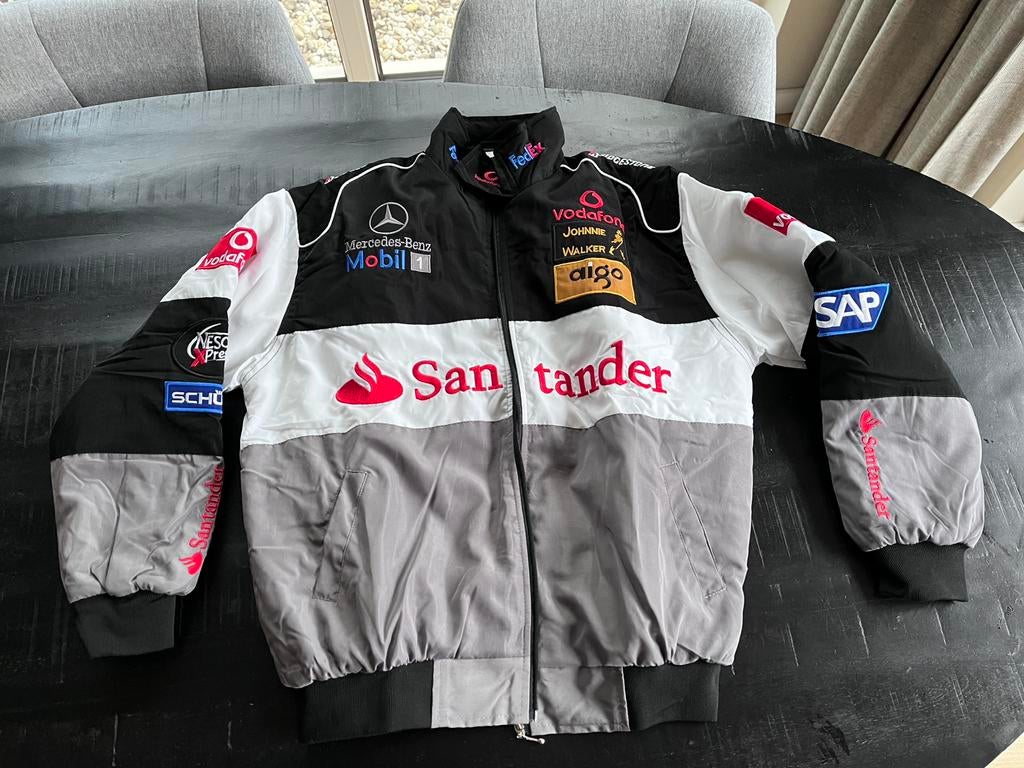 Mercedes-Benz F1 Vintage Jas - Grijs - Unisex, Ophalen of Verzenden, Nieuw, Grijs