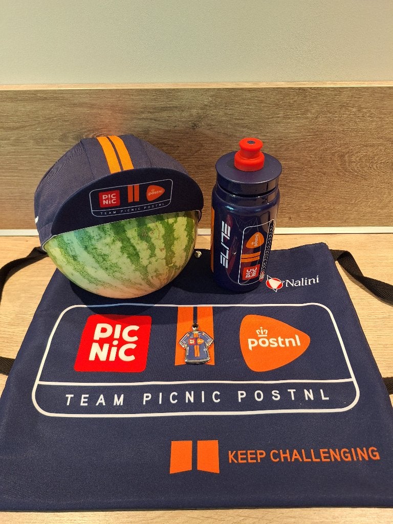 Items Team PicNic PostNL musette, bidon, cap & sleutelhanger, Sport en Fitness, Ophalen of Verzenden, Nieuw, Overige typen