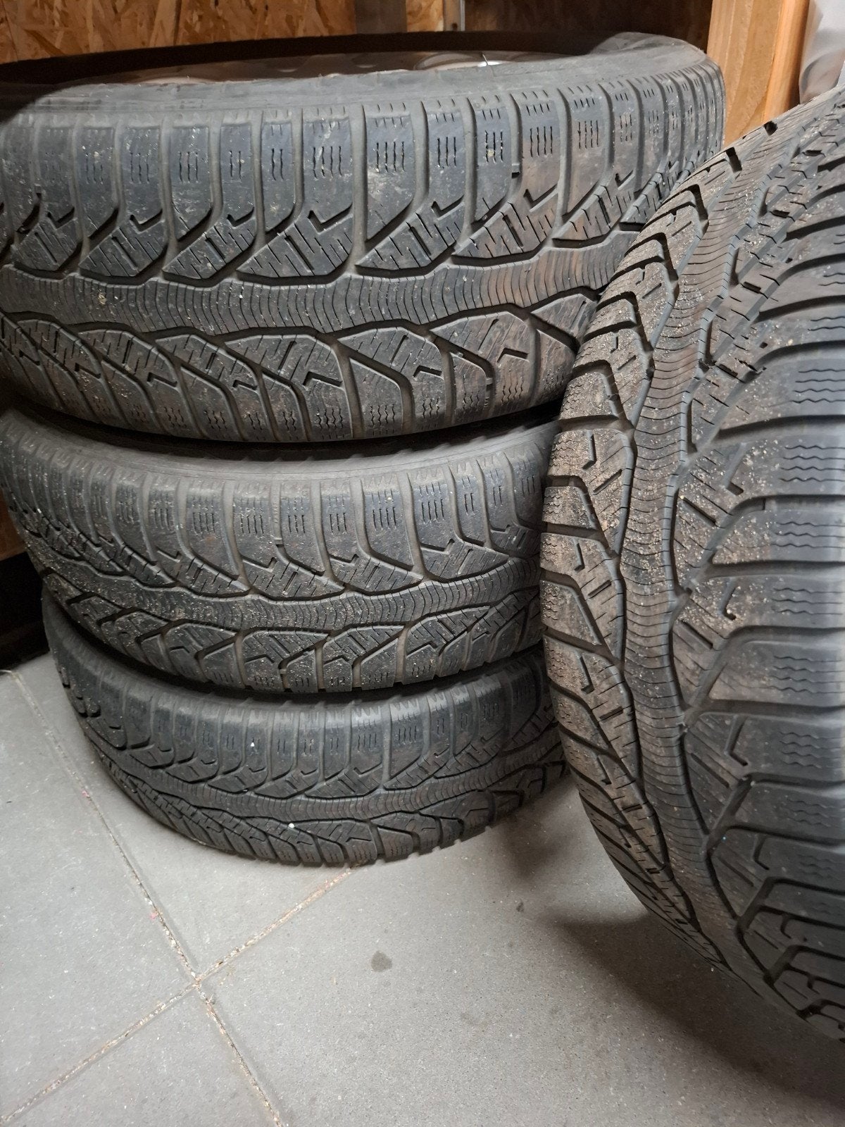 Set van 4 Kleber Krisalp HP3 winterbanden op velg, Auto-onderdelen, Ophalen, Gebruikt, 16 inch, Banden en Velgen