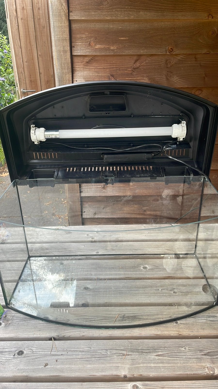 Fluval flex 54 liter aquarium, Ophalen of Verzenden, Zo goed als nieuw, Leeg aquarium