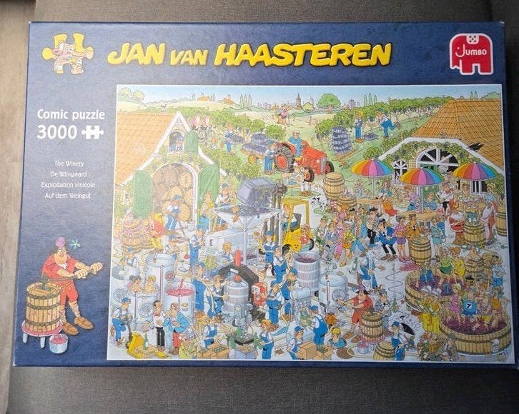 Jan van Haasteren - De Wijngaard - 3000 stukjes, Ophalen of Verzenden, Meer dan 1500 stukjes, Zo goed als nieuw