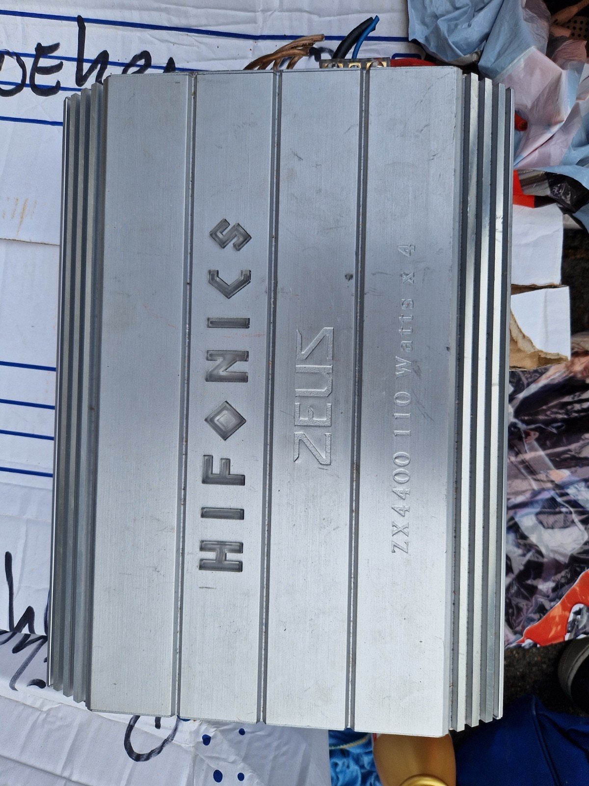 Hifonics Zeus ZX4400 Versterker - 110 Watt x 4, Auto diversen, Ophalen of Verzenden, Gebruikt