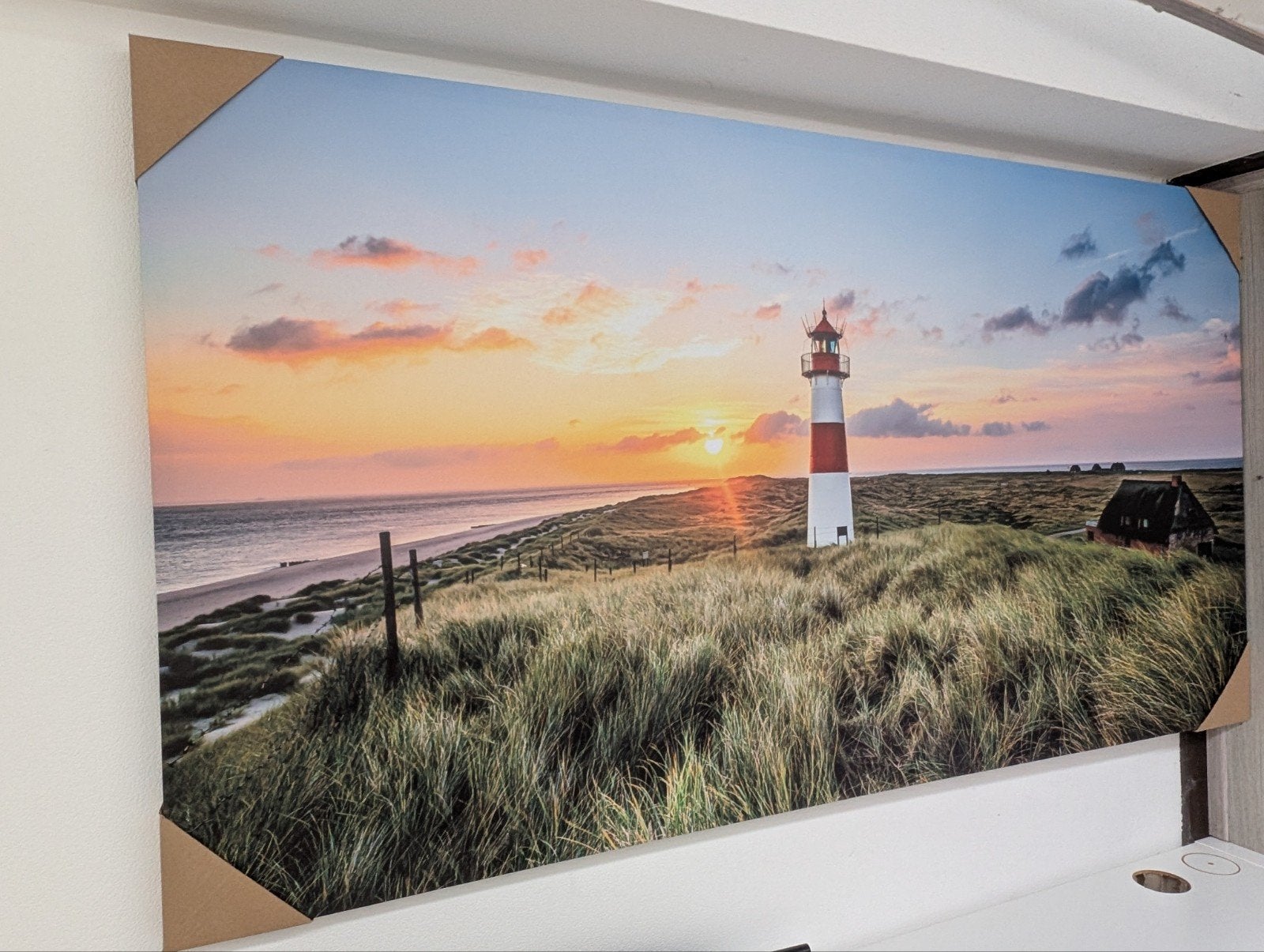 Tuin schilderij vuurtoren, Ophalen, Nieuw