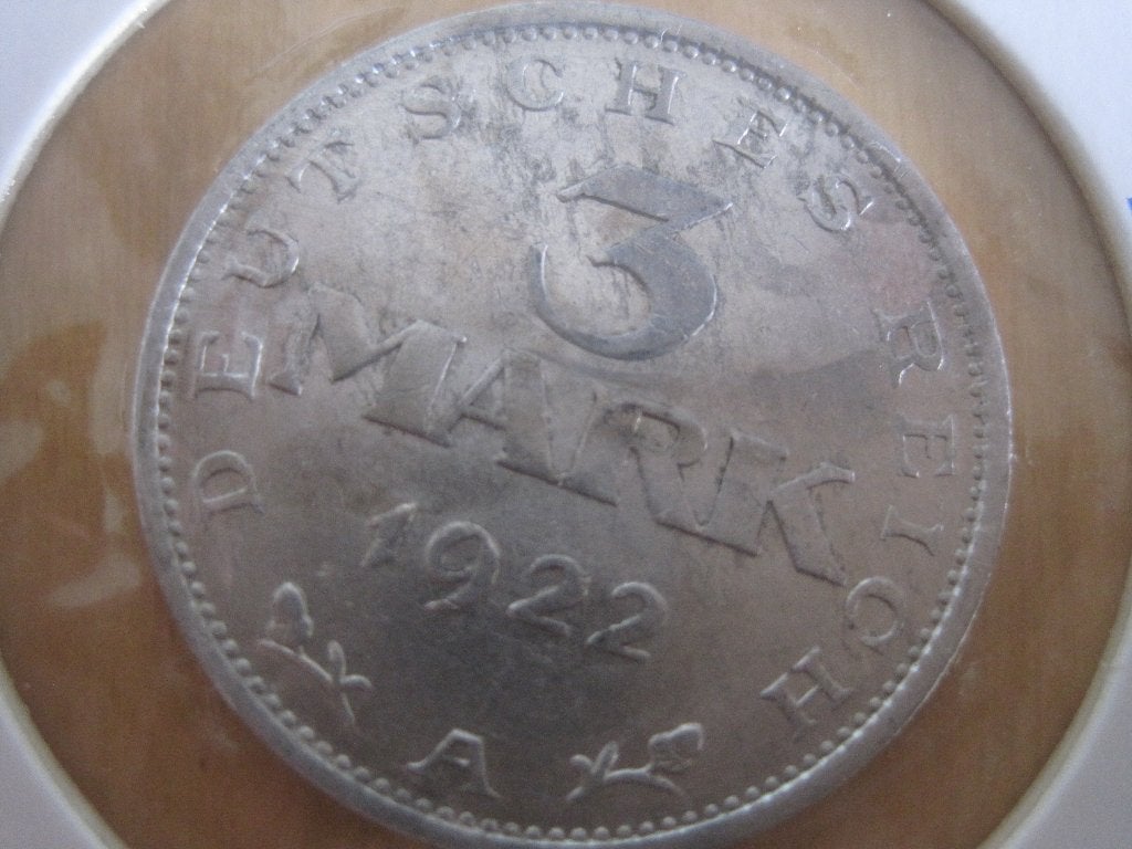 Munt 3 mark Duitsland, Postzegels en Munten, Verzenden, Duitsland, Losse munt
