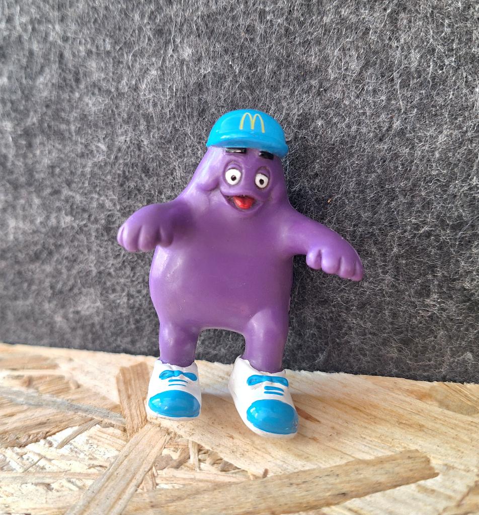 Vintage Grimace McDonald’s Happy Meal speelgoed - pet, Ophalen of Verzenden, Zo goed als nieuw