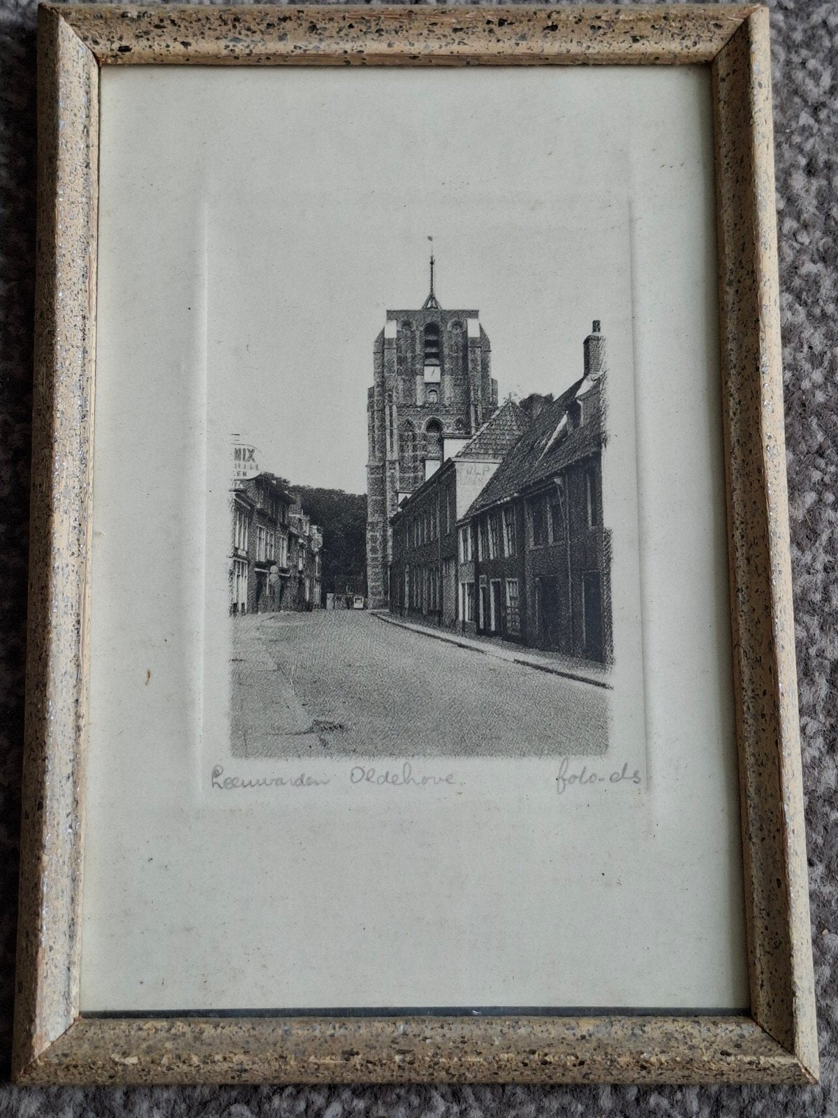 Foto ets Oldehove Leeuwarden., Ophalen of Verzenden