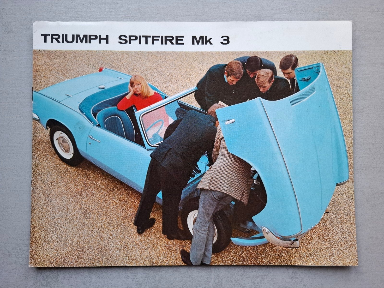 Triumph Spitfire Mk 3 brochure - 1967, Boeken, Auto's | Folders en Tijdschriften, Gelezen, Overige merken, Ophalen of Verzenden