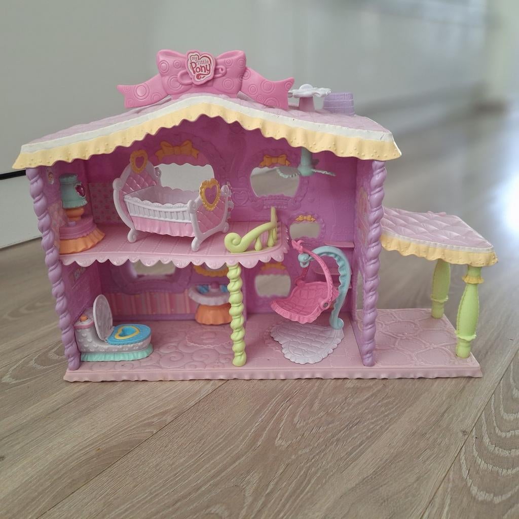 My Little Pony speelset met huis, boom en figuur, Ophalen, Gebruikt, Overige typen
