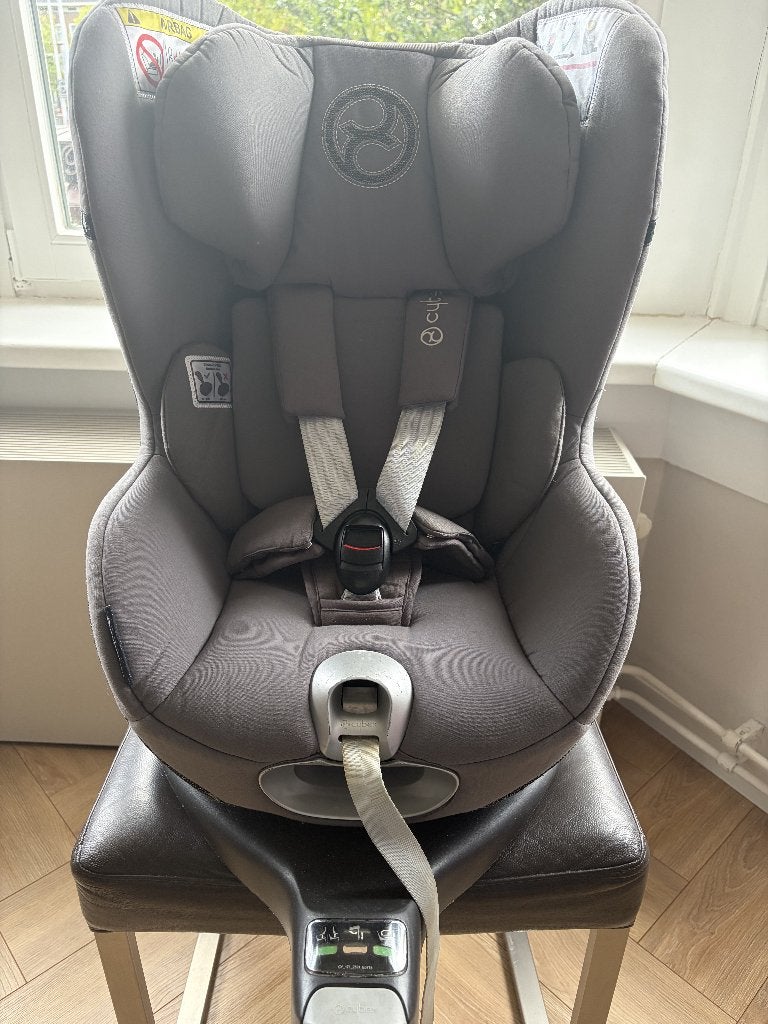 Cybex Sirona Z i-Size + Base Z | 360 draaibaar | reboarder, Verstelbare rugleuning, 0 t/m 18 kg, Zo goed als nieuw, Isofix