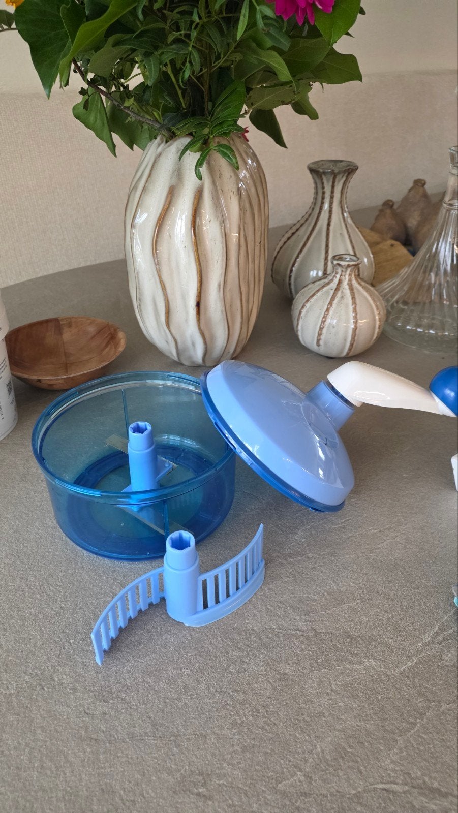 Tupperware Chef: Slagroomklopper en Hakmolen, Ophalen, Gebruikt, Blauw, Overige typen