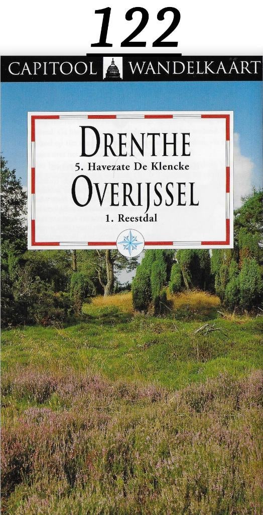 Pl122 capitool wandelkaart drenthe / overijssel - reestdal, Boeken, 2000 tot heden, Ophalen of Verzenden, Nederland, Landkaart