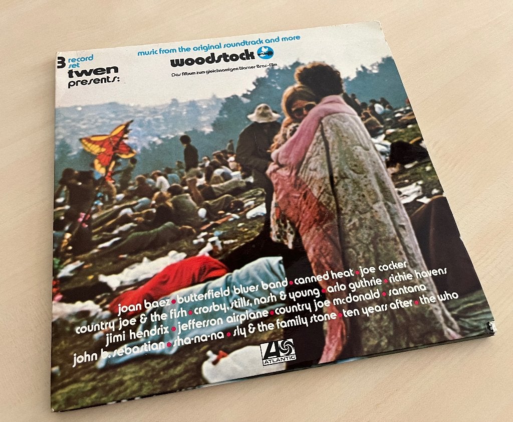 3 LP - Woodstock - originele binnenhoezen - TOPstaat, Ophalen of Verzenden, Gebruikt, 12 inch, Poprock