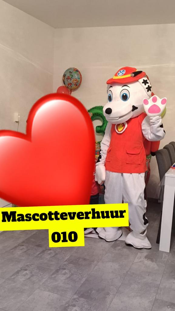 Paw Patrol Marshall mascotte te huur, Ophalen, Zo goed als nieuw, Verjaardag