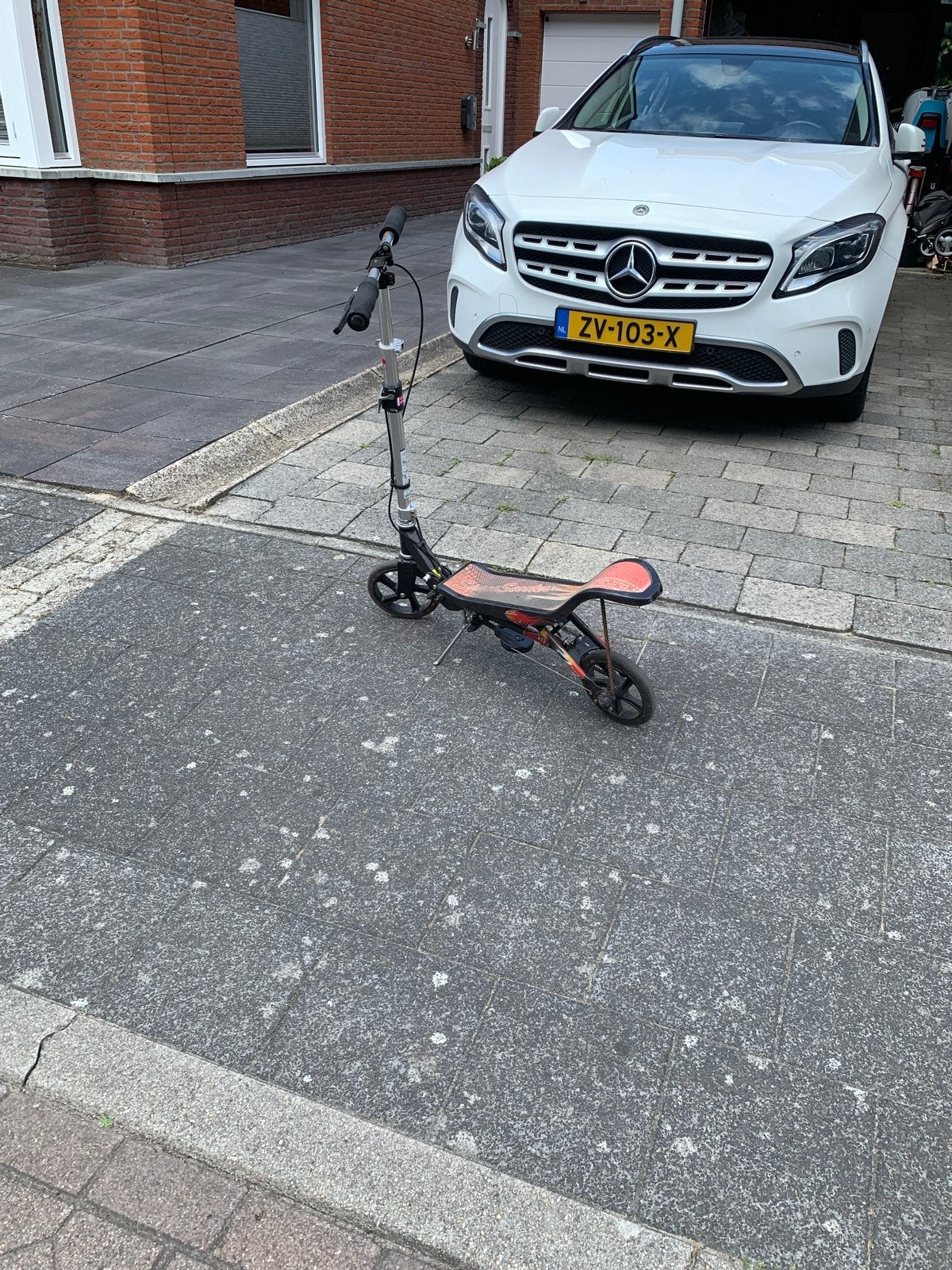 Spacescooter - Unieke step met zitje, Fietsen en Brommers, Steps, Ophalen of Verzenden, Gebruikt, Overige typen