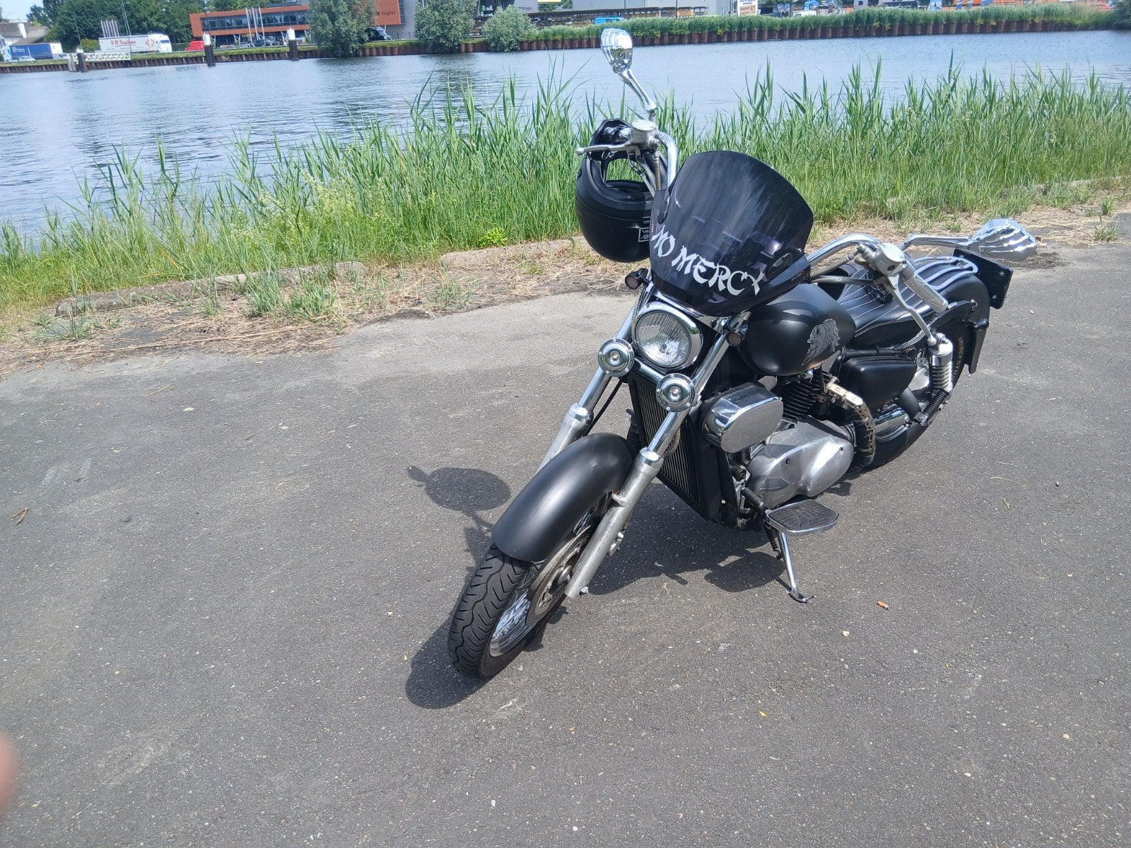 Custom Kawasaki VN 1500 Harley Style,moet helaas weg., Cardan-aandrijving, 2 cilinders, Gebruikt, 1500 cc