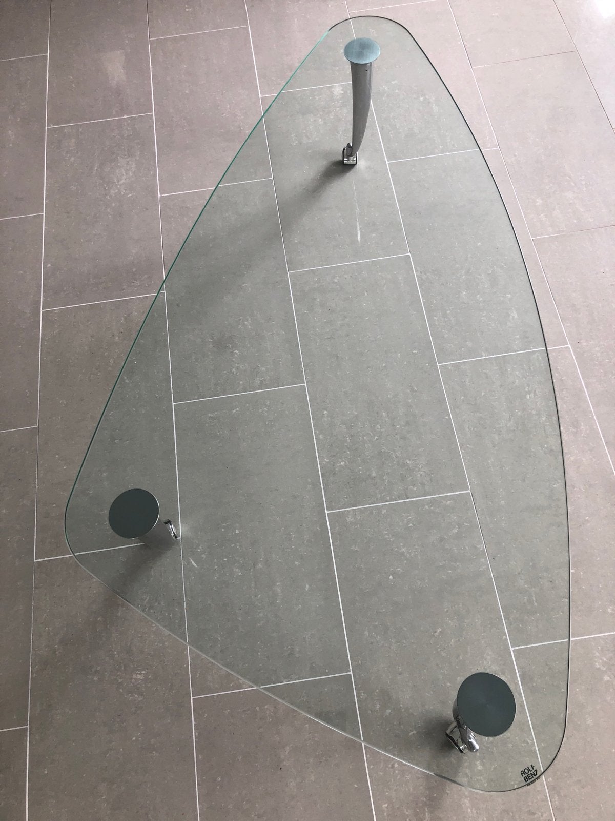 Rolf Benz Glazen Salontafel - Modern Design, Huis en Inrichting, Tafels | Salontafels, Ophalen, 100 tot 150 cm, 50 tot 100 cm
