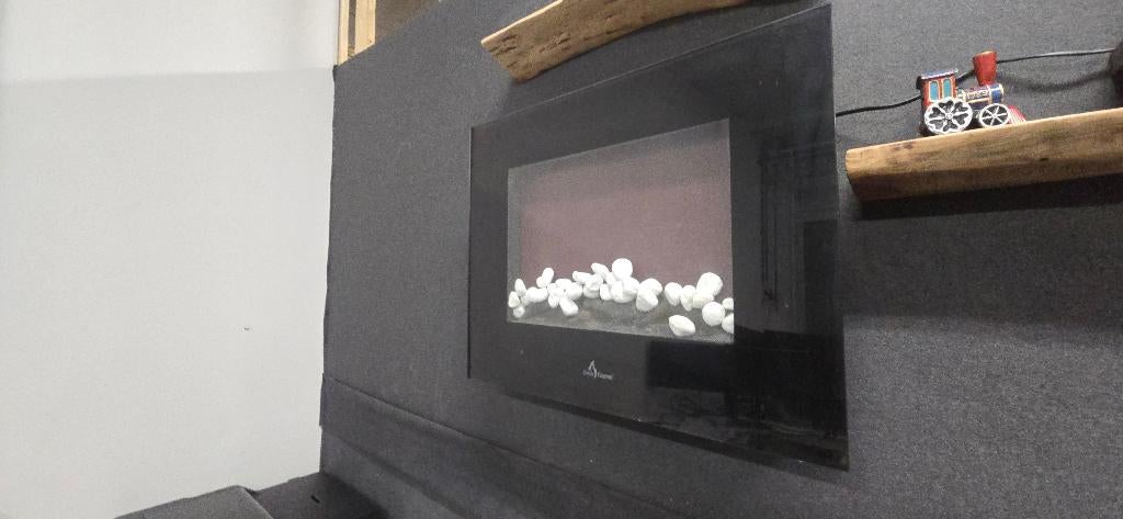 SNELLER: Livin' Flame Elektrische Sfeerhaard - Weg = Weg!, Huis en Inrichting, Ophalen of Verzenden, Gebruikt, Inbouwhaard, Elektrische haard