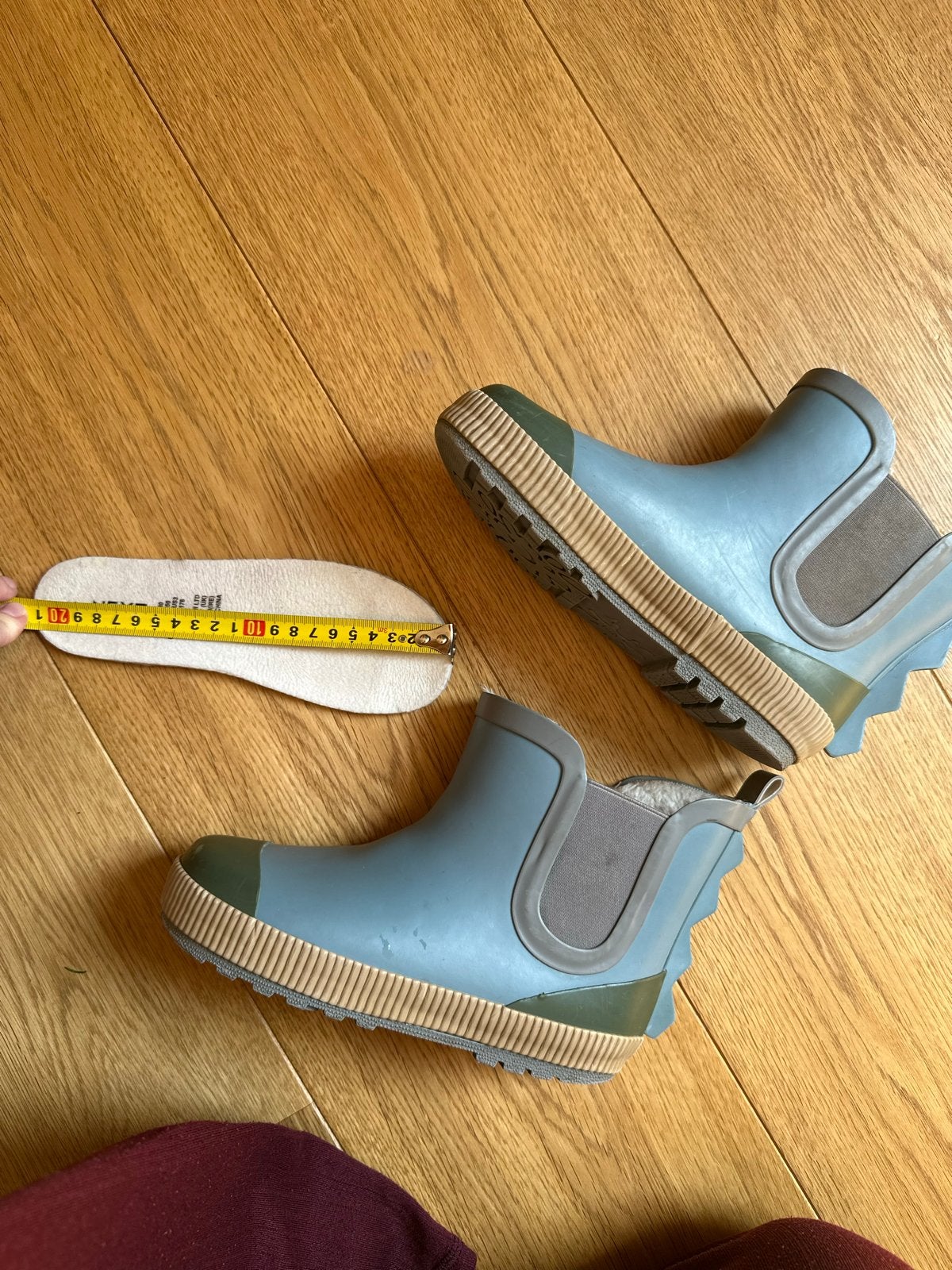 Warme rubberen laarzen NEXT - binnenzool 21,5 cm, Ophalen of Verzenden, Gebruikt, Jongen of Meisje