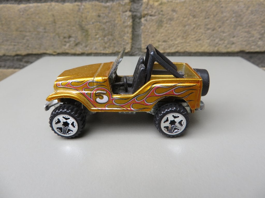 Hotwheels Jeep Trailbuster, Ophalen of Verzenden, Zo goed als nieuw, Auto