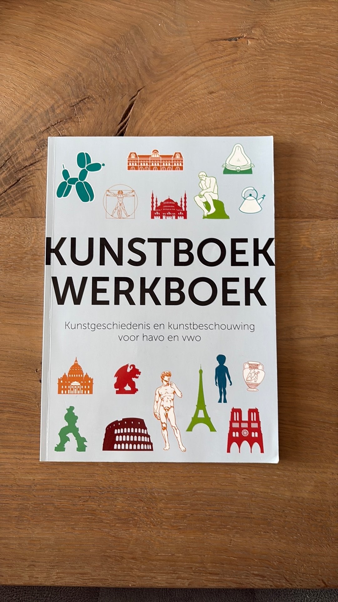 Kunstboek, werkboek havo/VWO, Ophalen of Verzenden, Zo goed als nieuw, Bert Boermans; Eva van Weenen, Nederlands
