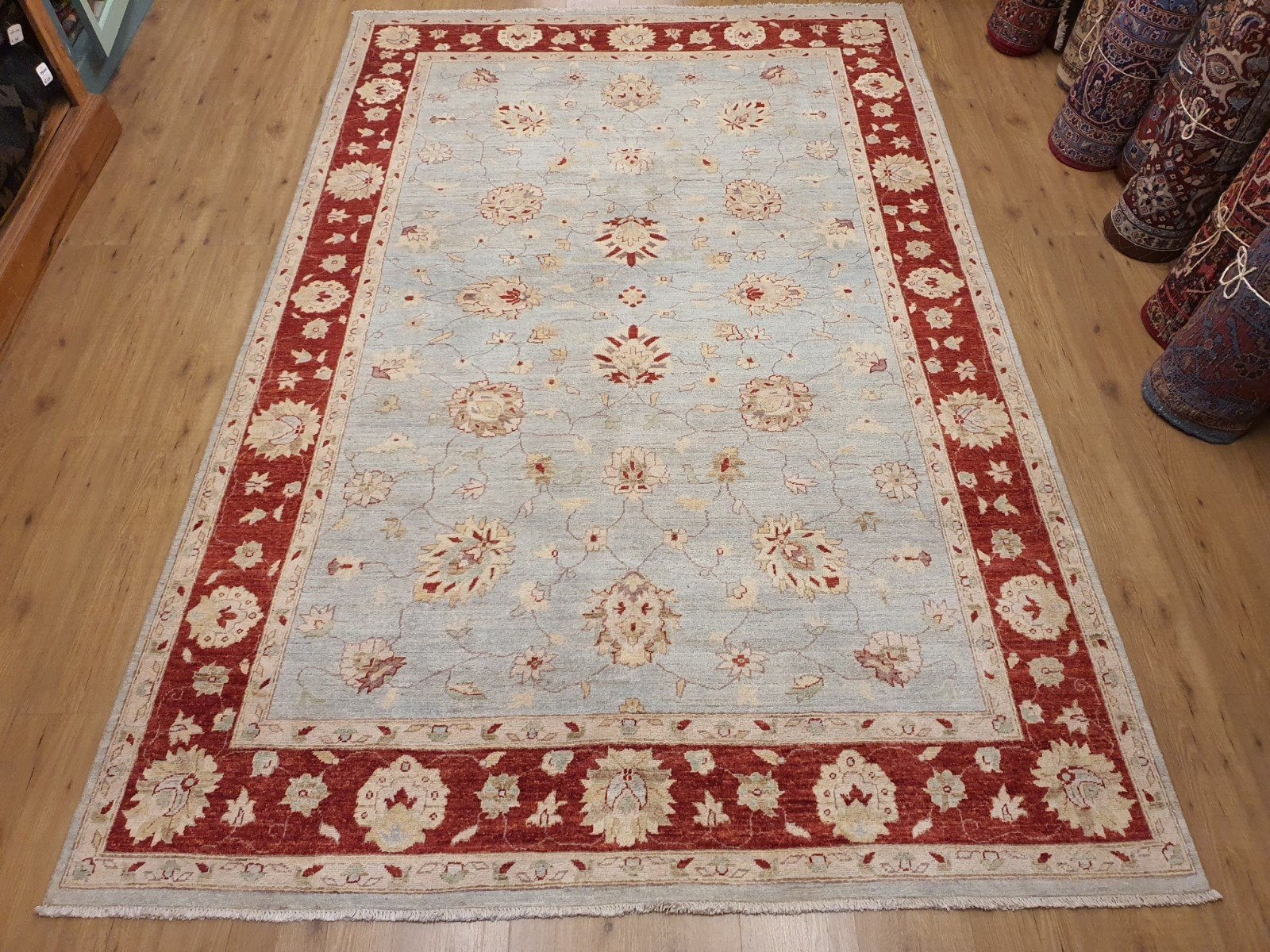 Nieuw handgeknoopt oosters tapijt ziegler 301x196