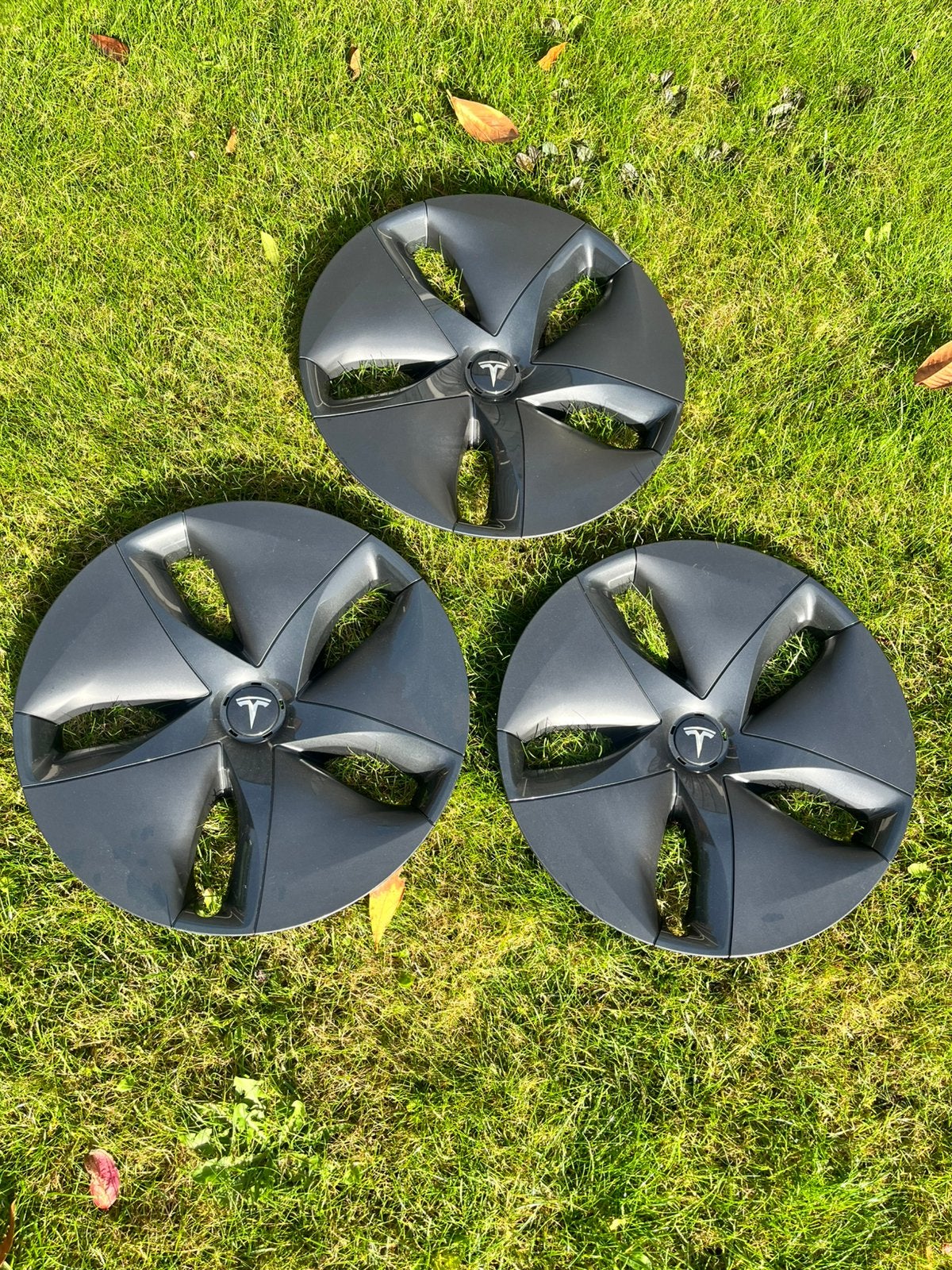 Tesla model 3 wieldoppen (3 stuks), Ophalen of Verzenden, Gebruikt