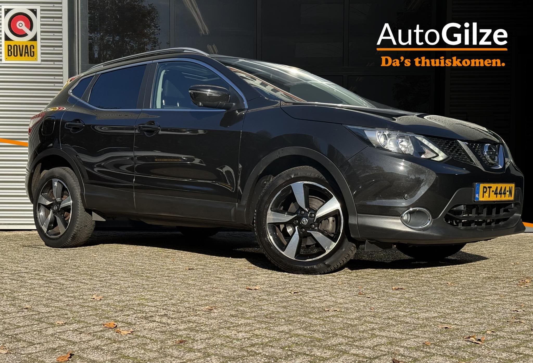 Nissan Qashqai 1.2 N-Connecta l Pano l 360 Camera l Navi l D, Auto's, Nissan, Parkeersensor, Stof, Gebruikt, 4 cilinders