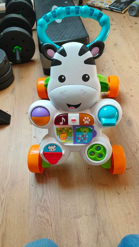 Fisher Price zebra loopwagen, Ophalen, Zo goed als nieuw