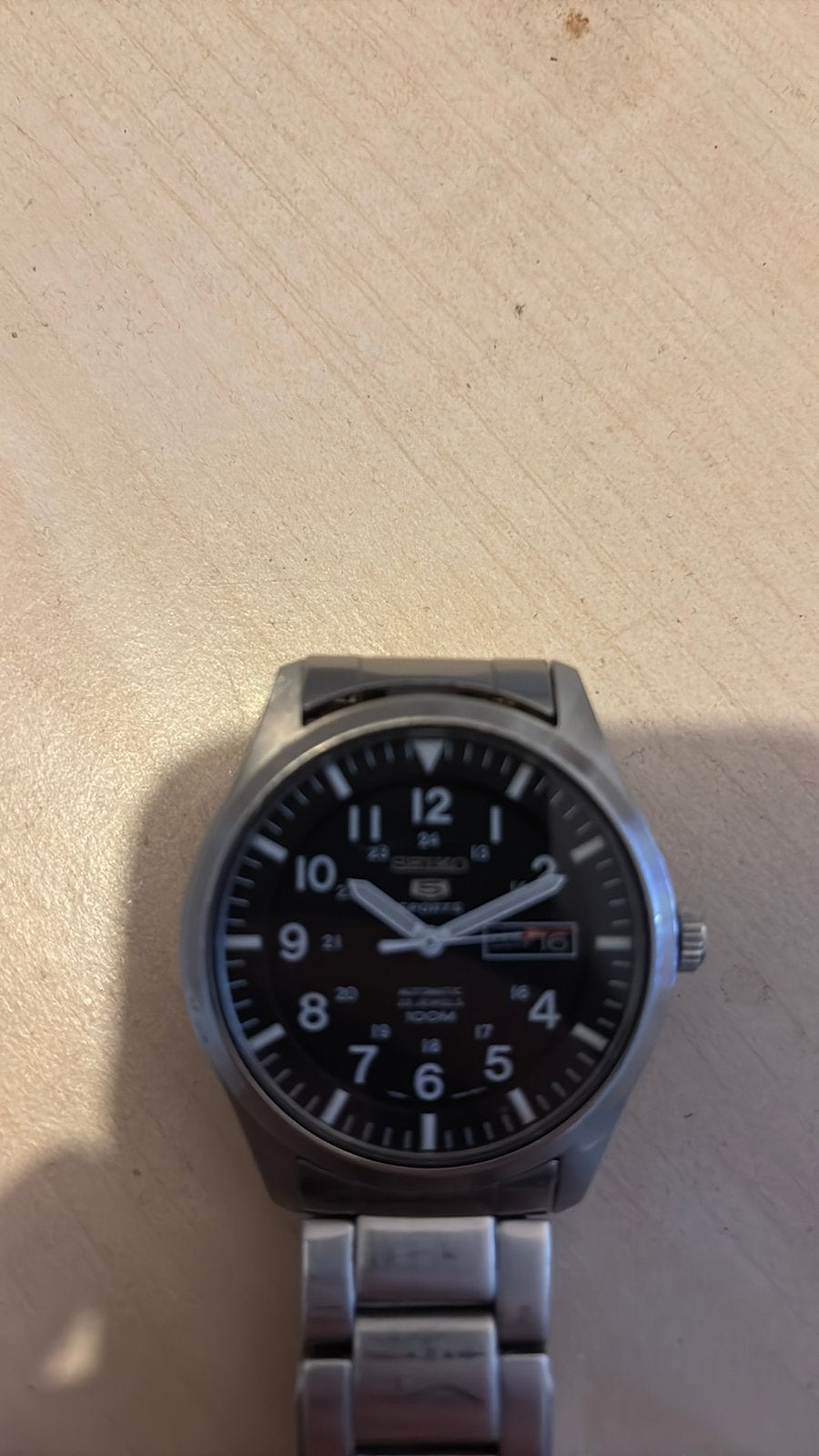 Seiko horloge kapot, Sieraden, Tassen en Uiterlijk, Ophalen of Verzenden, Zo goed als nieuw, Staal, Seiko