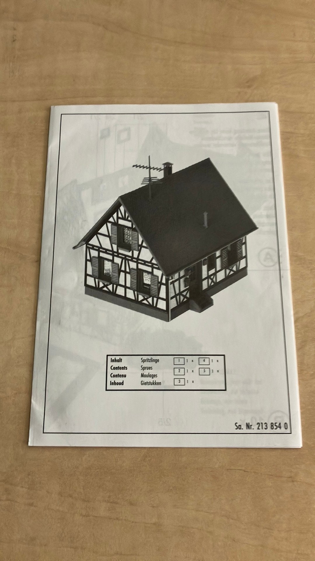 Faller eenvoudig bouwpakket van een woning nieuw., Hobby en Vrije tijd, Overige merken, Gelijkstroom of Wisselstroom, Brug, Tunnel of Gebouw