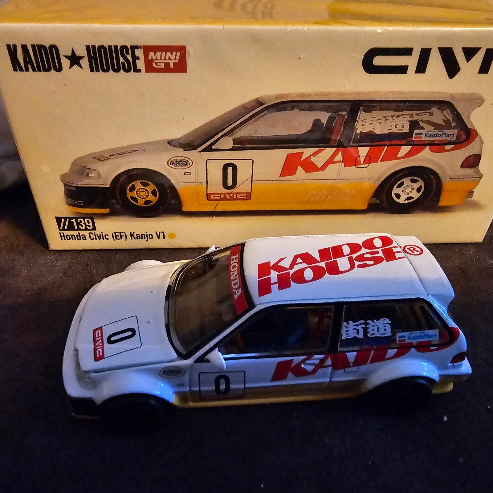 Honda Civic (EF) Kanjo V1 Kaido House Mini GT, Overige merken, Onbekend adres, gelieve zelf te controleren, 1:50 of kleiner, Auto