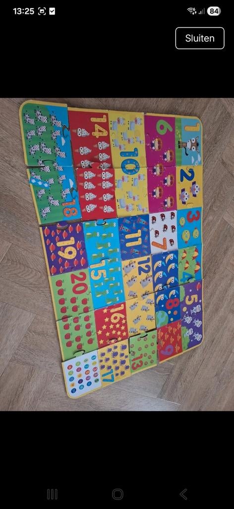 Vloer puzzel, Ophalen of Verzenden