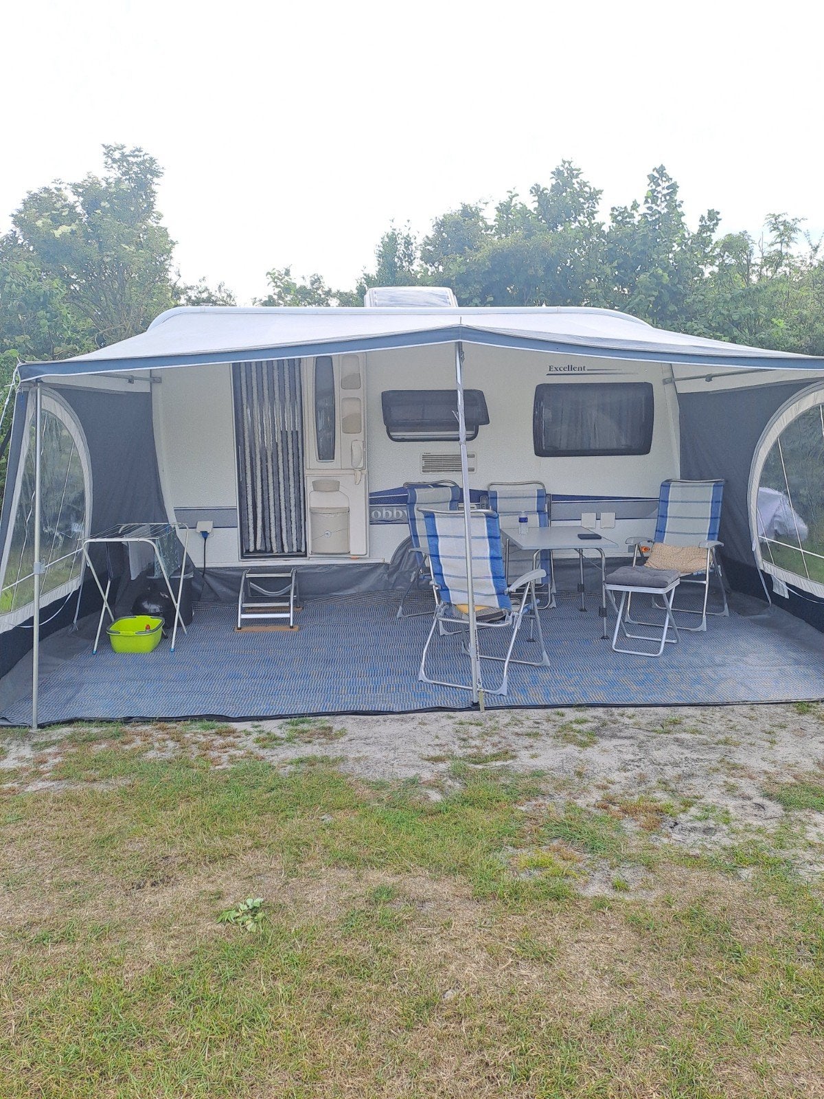 Dorema Multi Nova voortent en luifel maat 10 met alu frame, Caravans en Kamperen, Voortenten en Luifels, Ophalen, Gebruikt, Ten Cate All Season 200g/m2