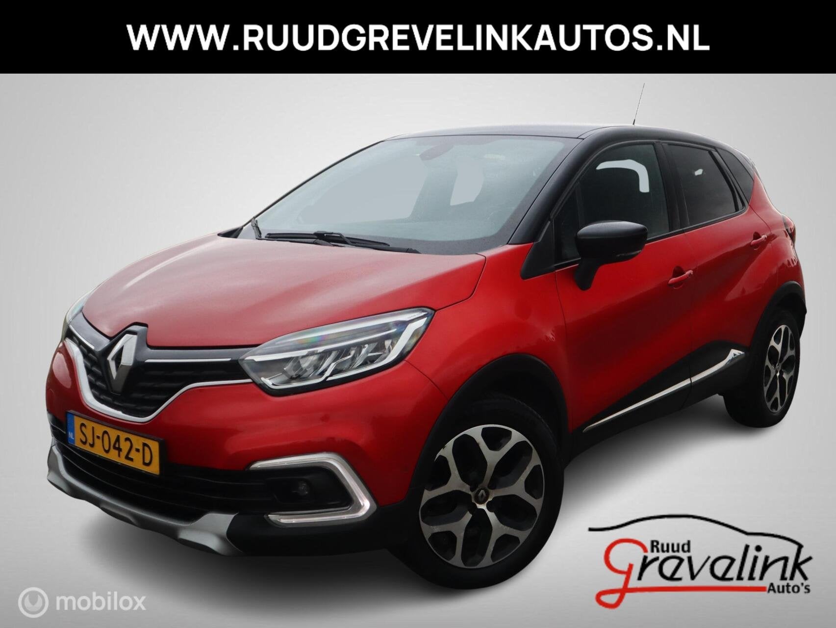 Renault Captur 0.9 TCe Edition One Navigatie|Leer|Stoelverwa, Auto's, Voorwielaandrijving, 898 cc, Gebruikt, 620 kg