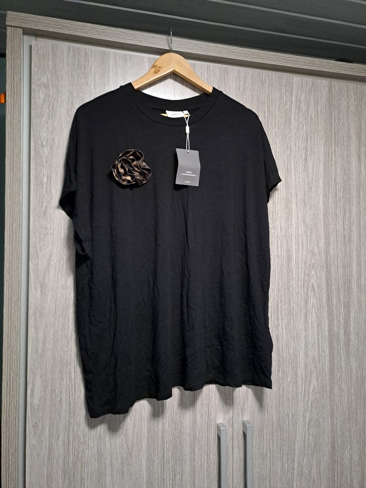 Mooi shirt maat 50/52, Zwart, Nieuw, Only Carmakoma, Shirt of Top