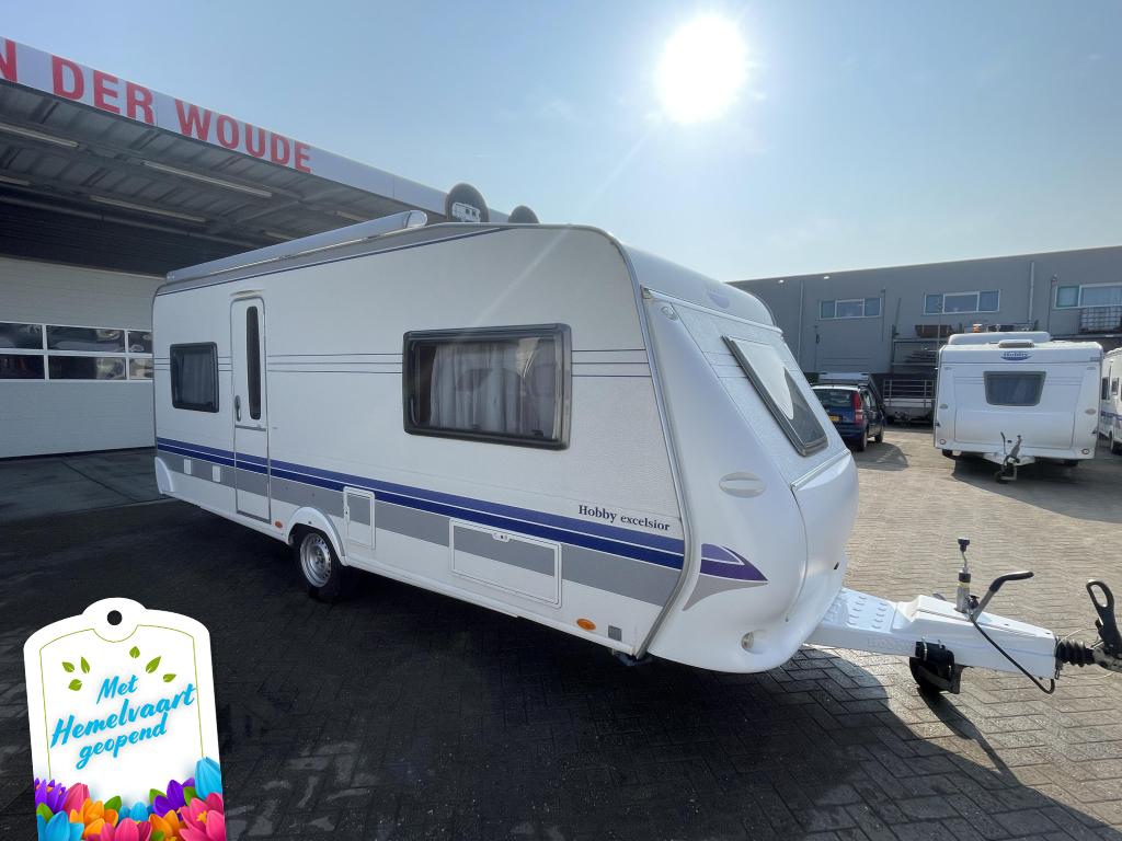 Hobby Excelsior 540 UL Mover luifel en voortent, Caravans en Kamperen, Caravans, Rondzit, Bedrijf, 5 tot 6 meter, Overige typen
