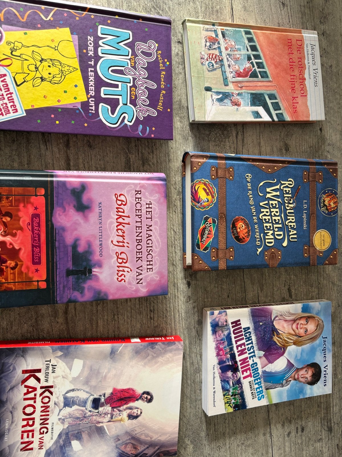 Diverse kinderboeken: Dagboek van een Muts, Bakkerij Bliss, Boeken, Ophalen, Gelezen, Fictie algemeen