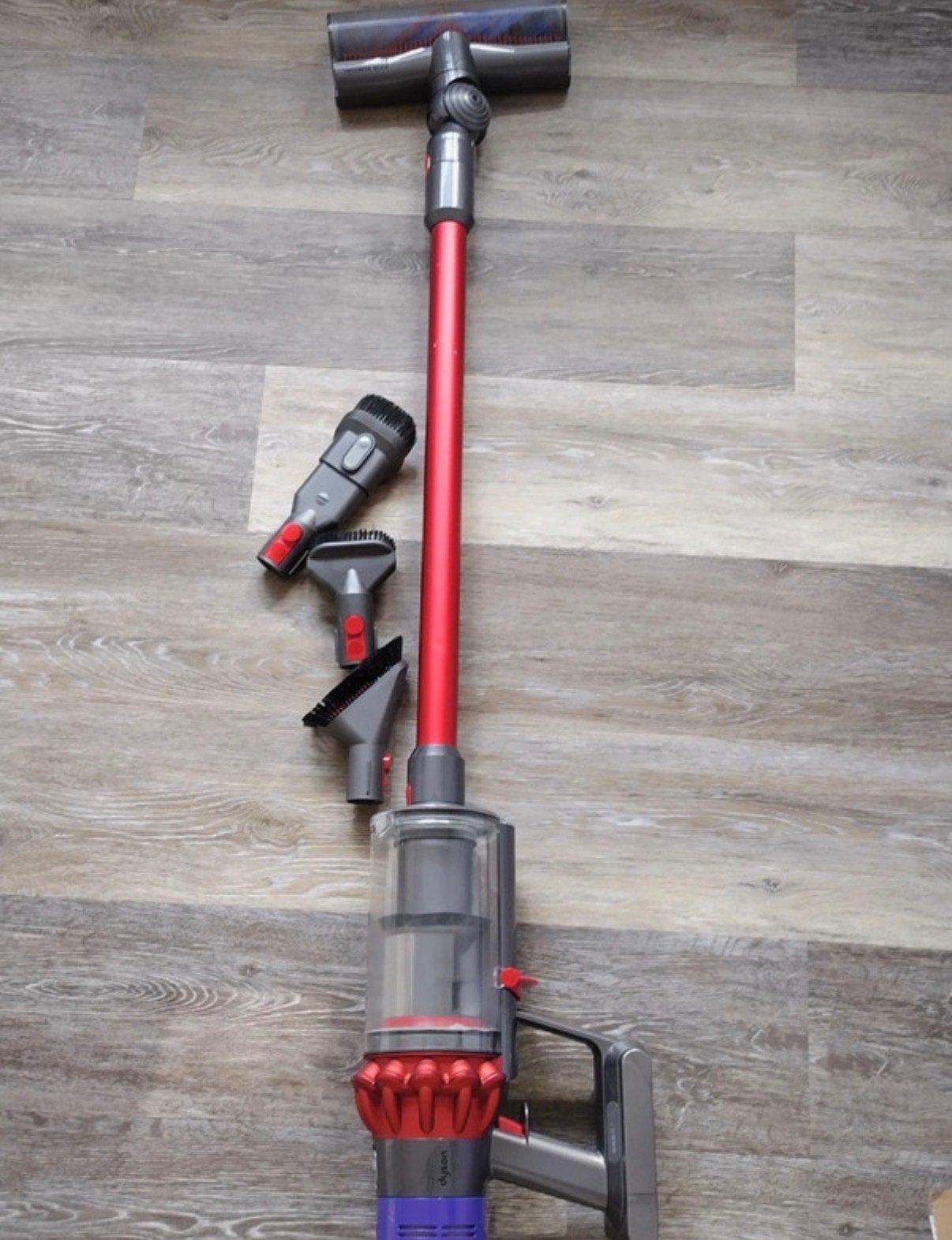 Dyson Cyclone V10 Steelstofzuiger - Krachtig en Draadloos, Witgoed en Apparatuur, Stofzuigers, Gebruikt, Draadloos, Ophalen of Verzenden