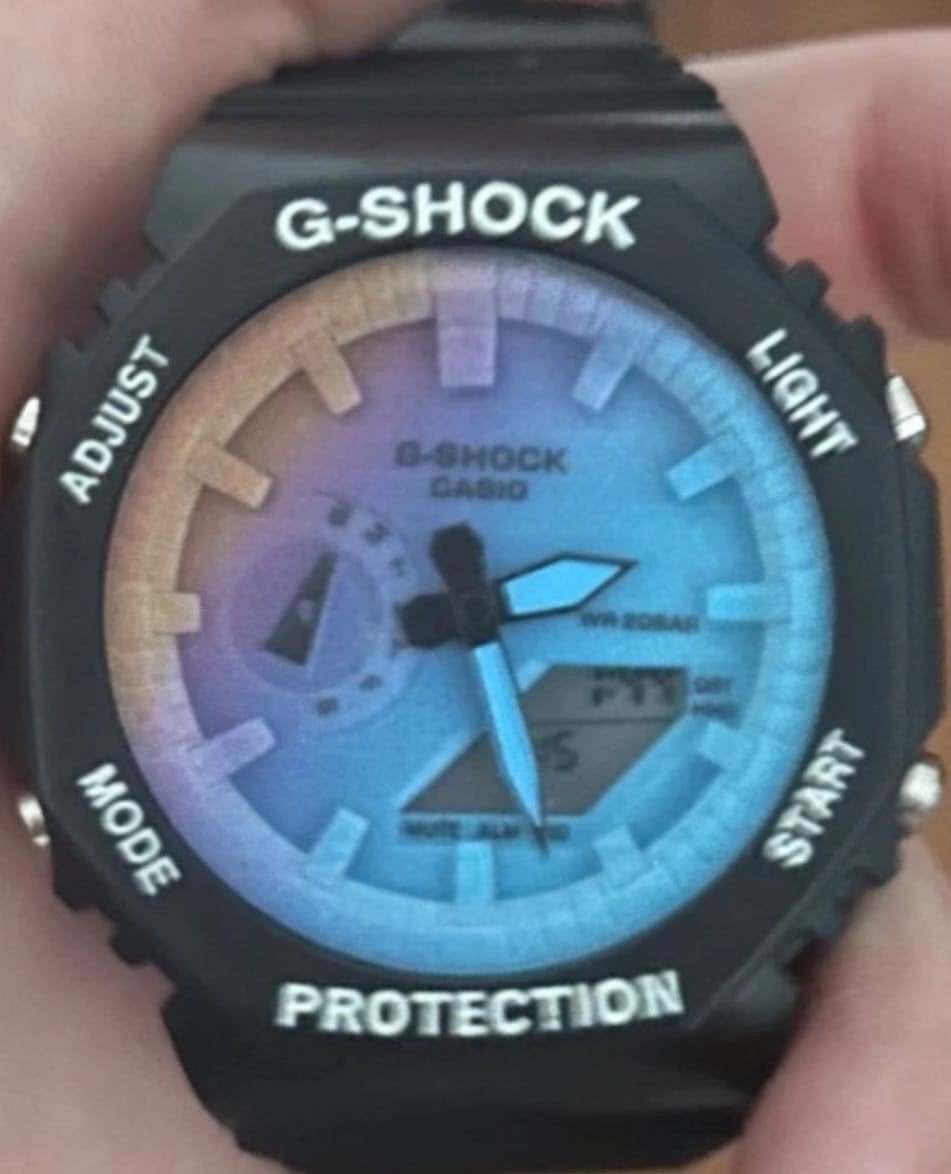 Casio G-SHOCK GA-2100H, Sieraden, Tassen en Uiterlijk, Horloges | Heren, Casio, Kunststof, Polshorloge, Overige materialen
